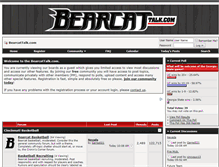 Tablet Screenshot of bearcattalk.com